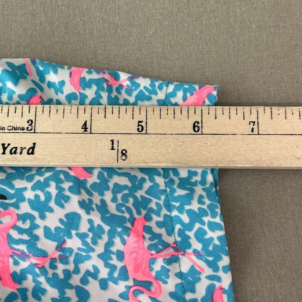 Chubbies The Domingos Are For Flamingos Swim Trunks Mens Medium Blue Beach